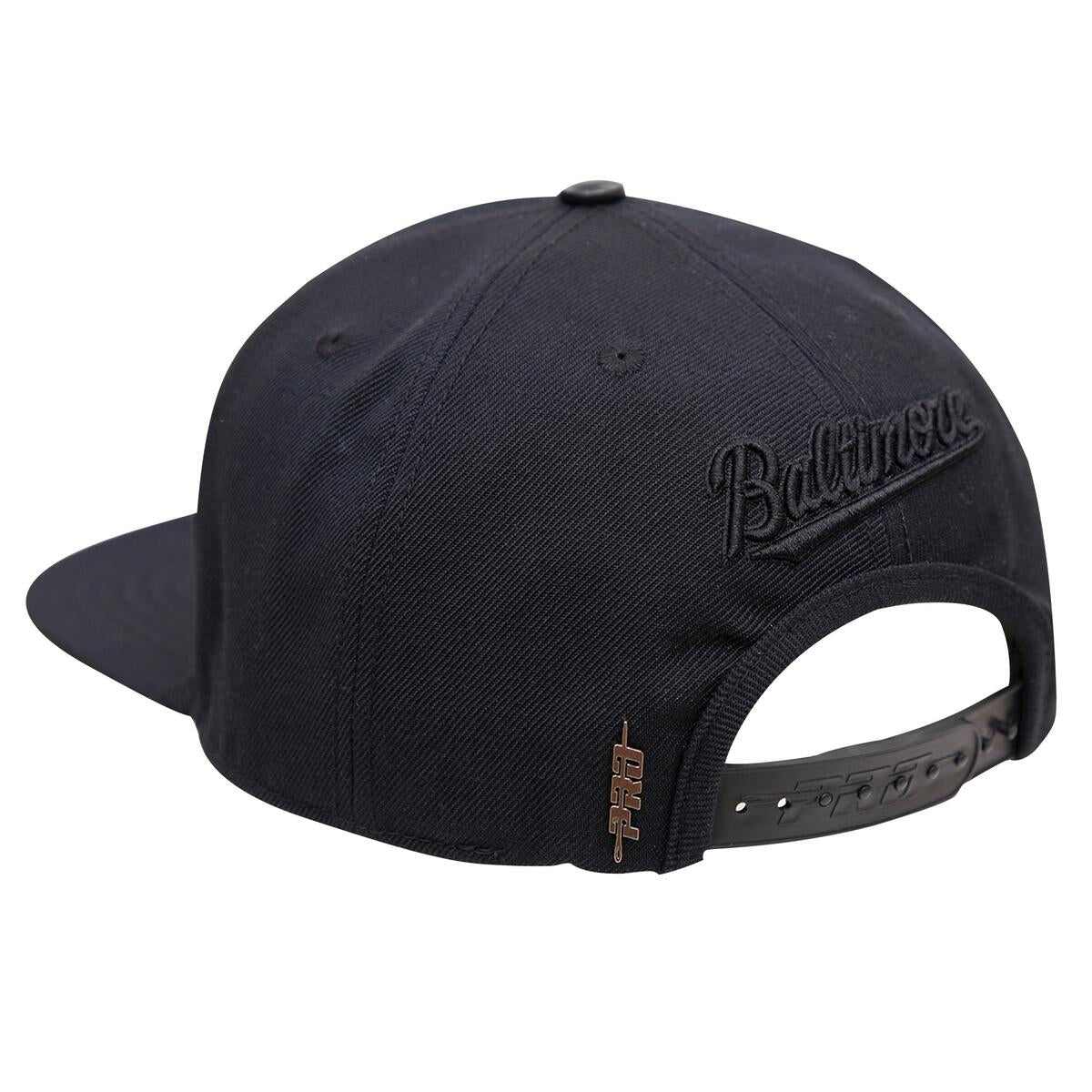 Baltimore Orioles Pro Standard Triple Black Snapback Hat