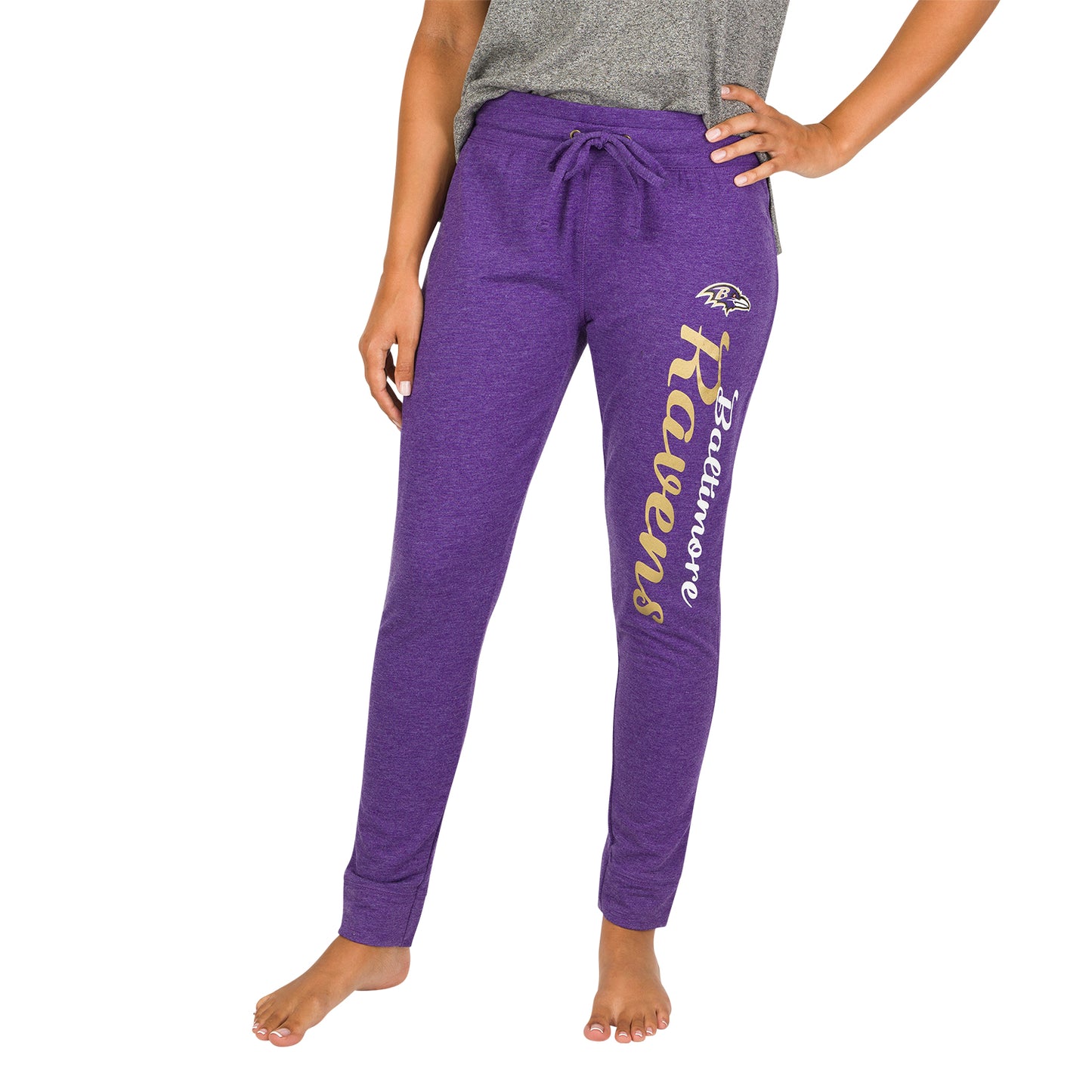 Baltimore Ravens Concept Sports Women's Expression Cuffed Joggers