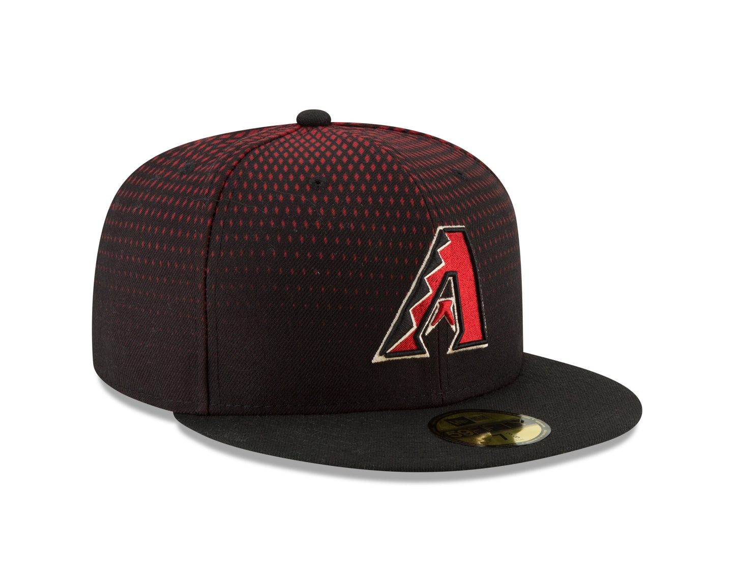 Arizona Diamondbacks Black Fade Authentic Collection Preformance 59Fifty
