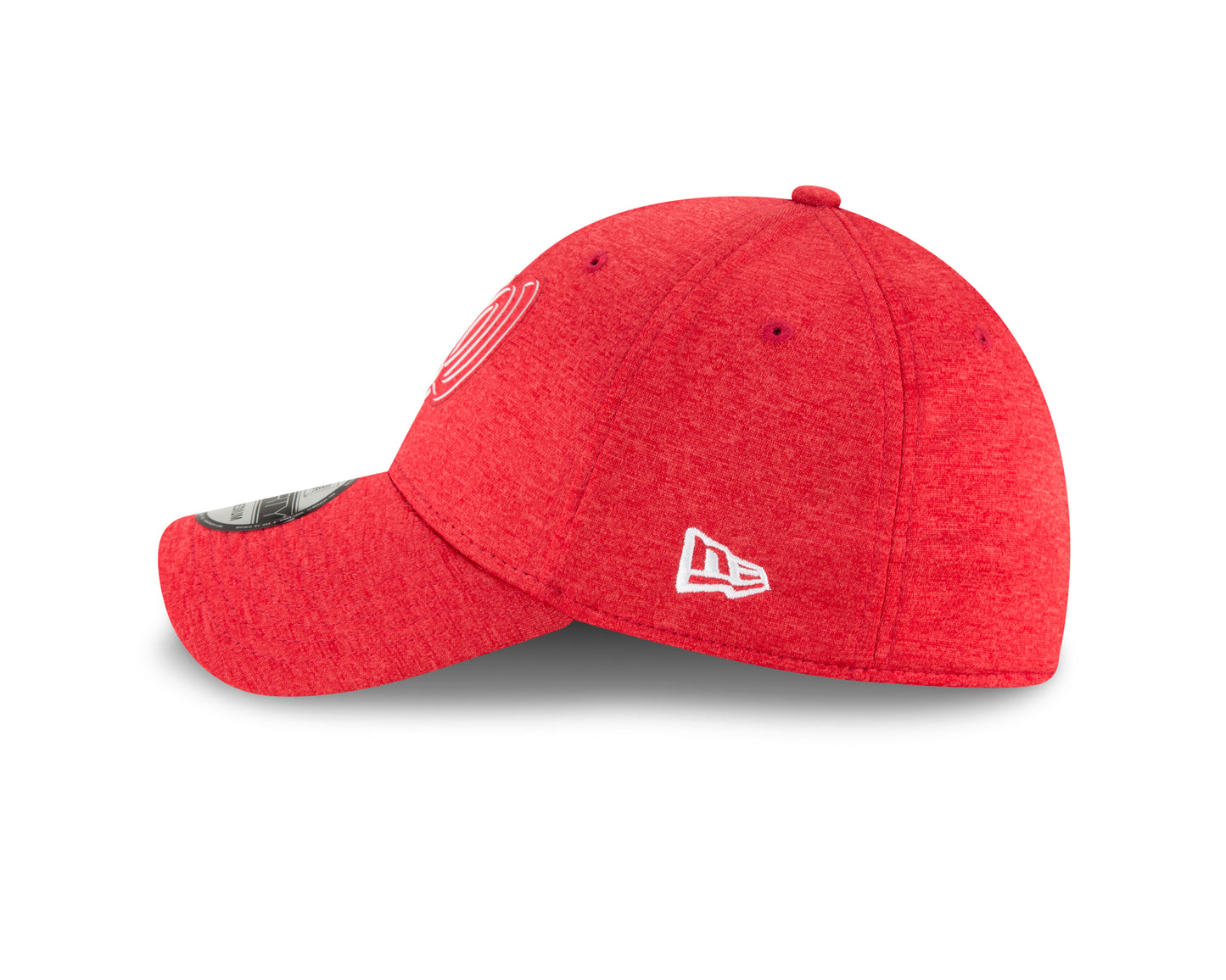 Washington Nationals New Era Clubhouse 39THIRTY Flex Hat - Heathered Red