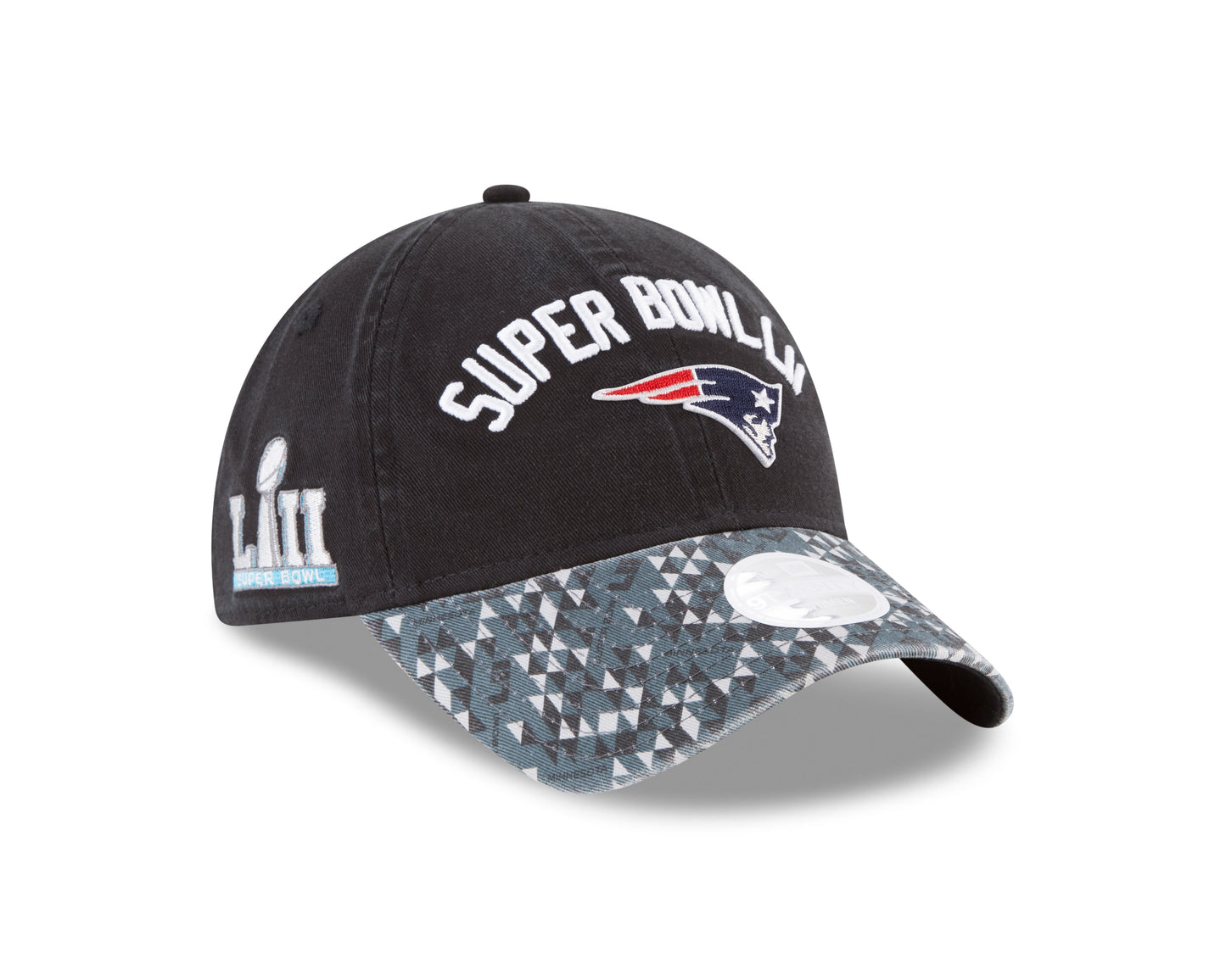 New England Patriots Super Bowl LIII Core Classic 9TWENTY Adjustable Hat - Navy