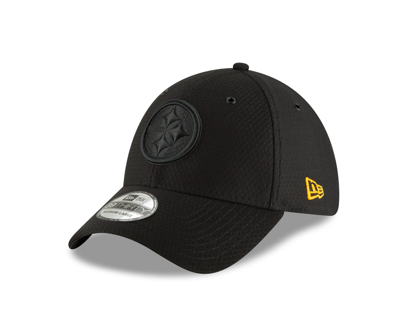 Pittsburgh Steelers New Era Color Rush 39THIRTY Flex Hat - Black