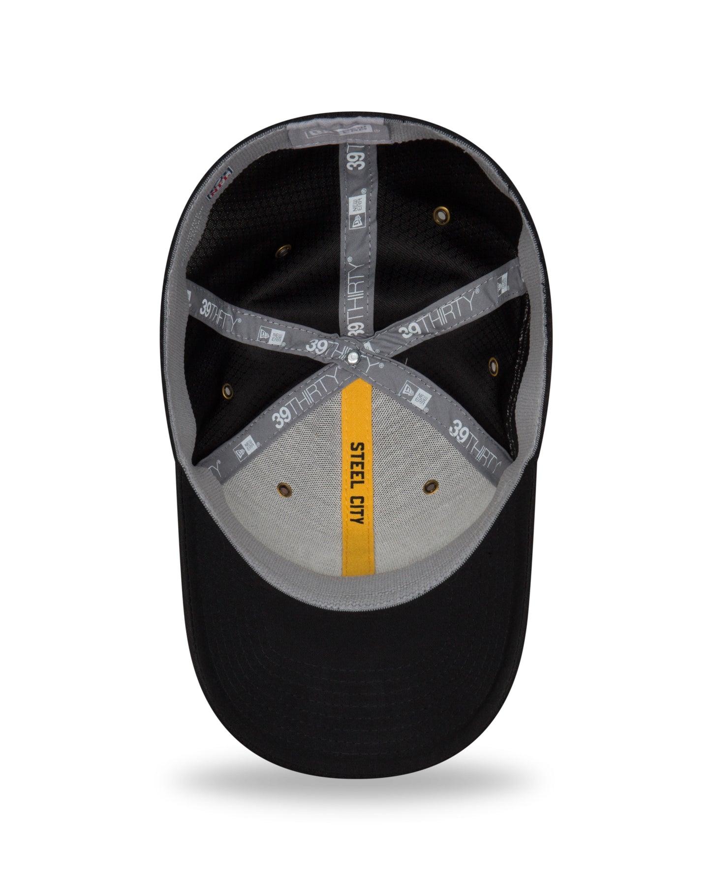 Pittsburgh Steelers New Era Color Rush 39THIRTY Flex Hat - Black