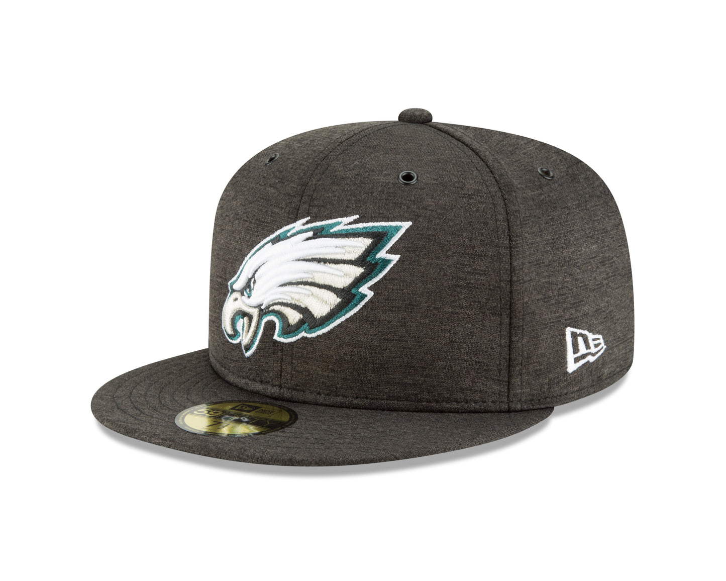 Philadelphia Eagles New Era NFL Sideline Home 59FIFTY Fitted Hat - Black