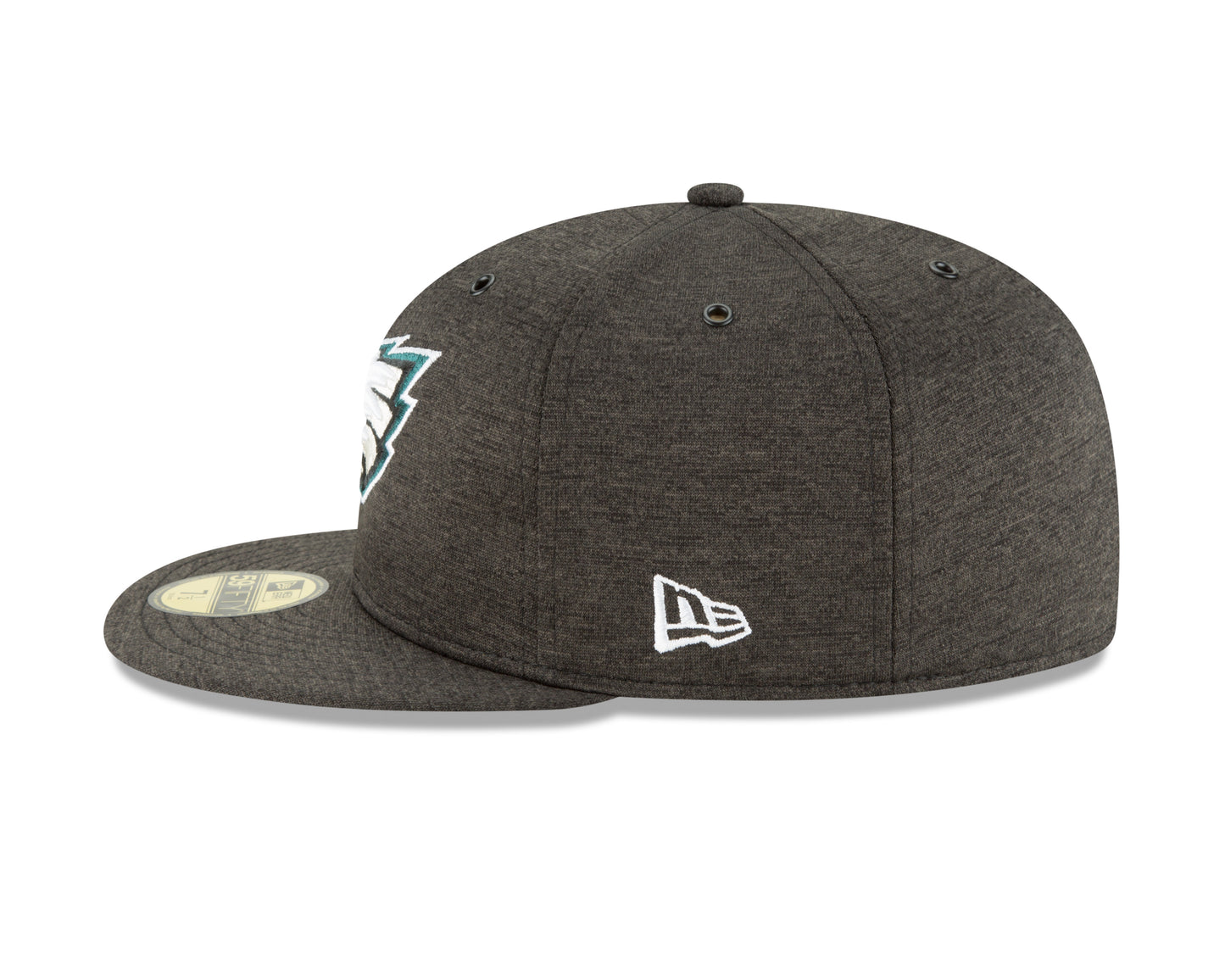 Philadelphia Eagles New Era NFL Sideline Home 59FIFTY Fitted Hat - Black