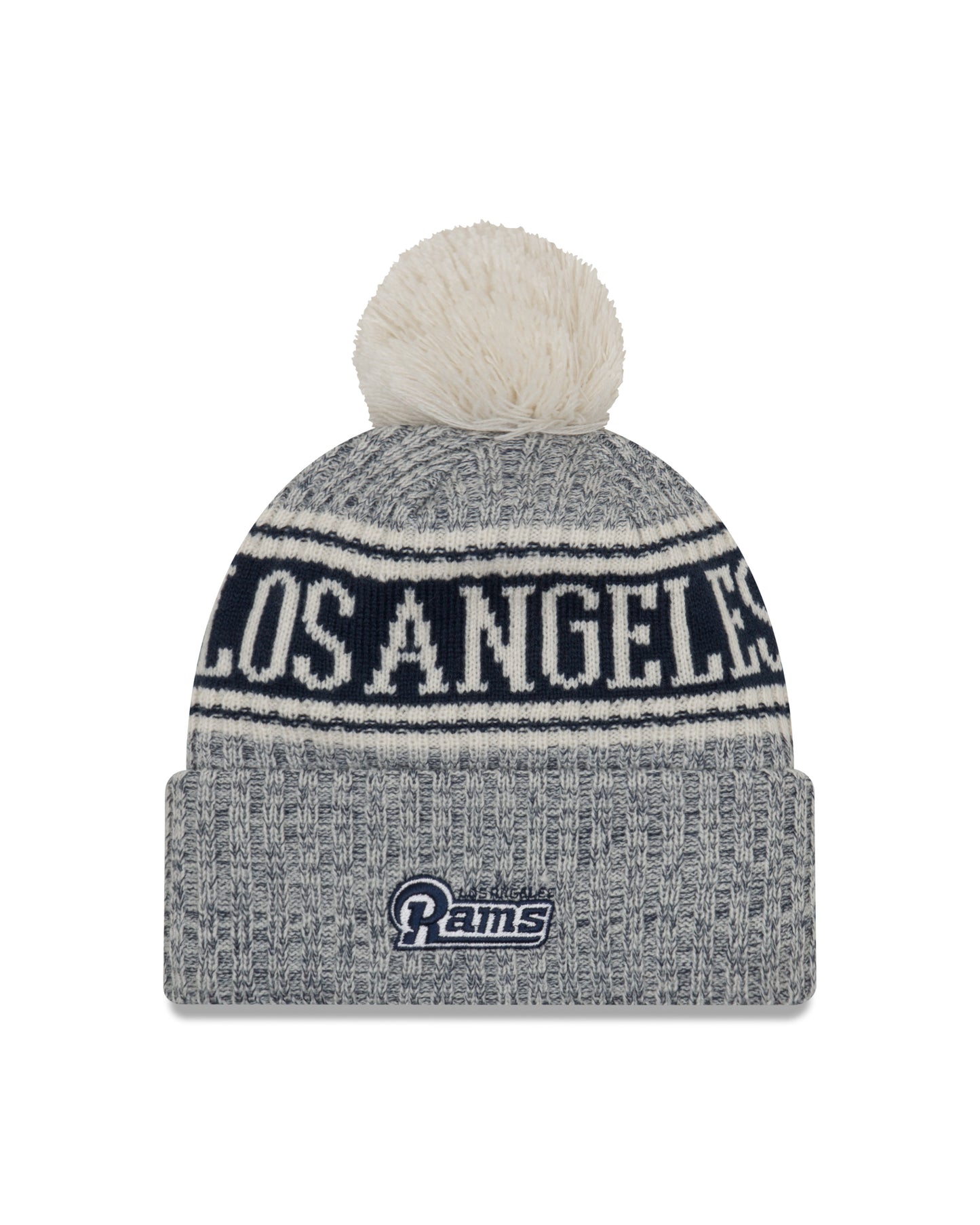 Los Angeles Rams New Era Revers Sport Knit Sideline Knit Hat - Gray