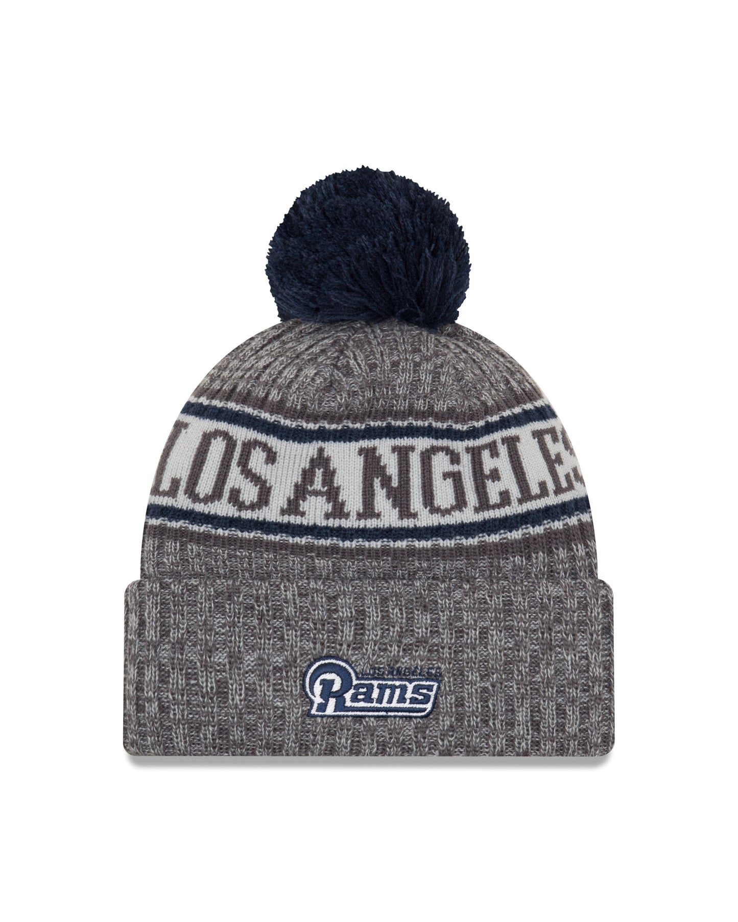 Los Angeles Rams New Era NFL Sideline Sport Knit Hat - Graphite