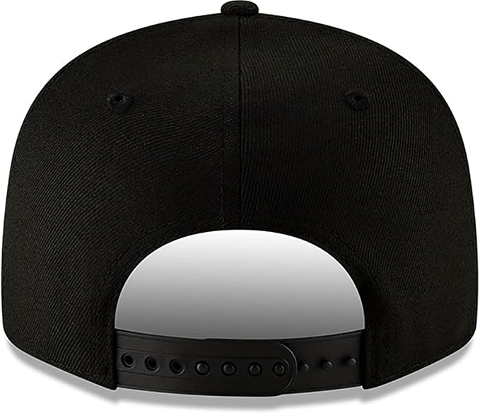 Baltmore Ravens New Era Black on Black 9FIFTY Team Snapback Adjustable Hat - Black