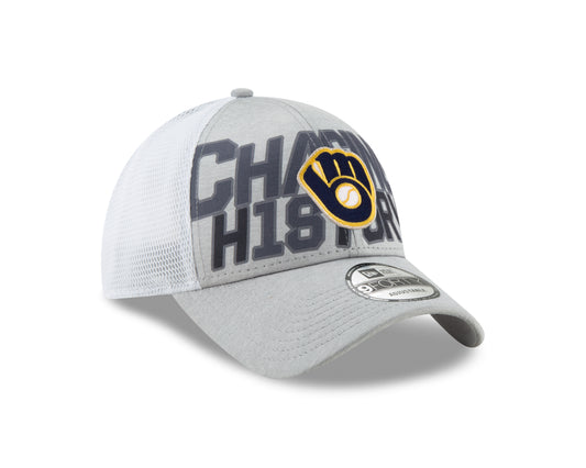 Milwaukee Brewers New Era 2018 Division Series Winner Locker Room 9FORTY Adjustable Hat
