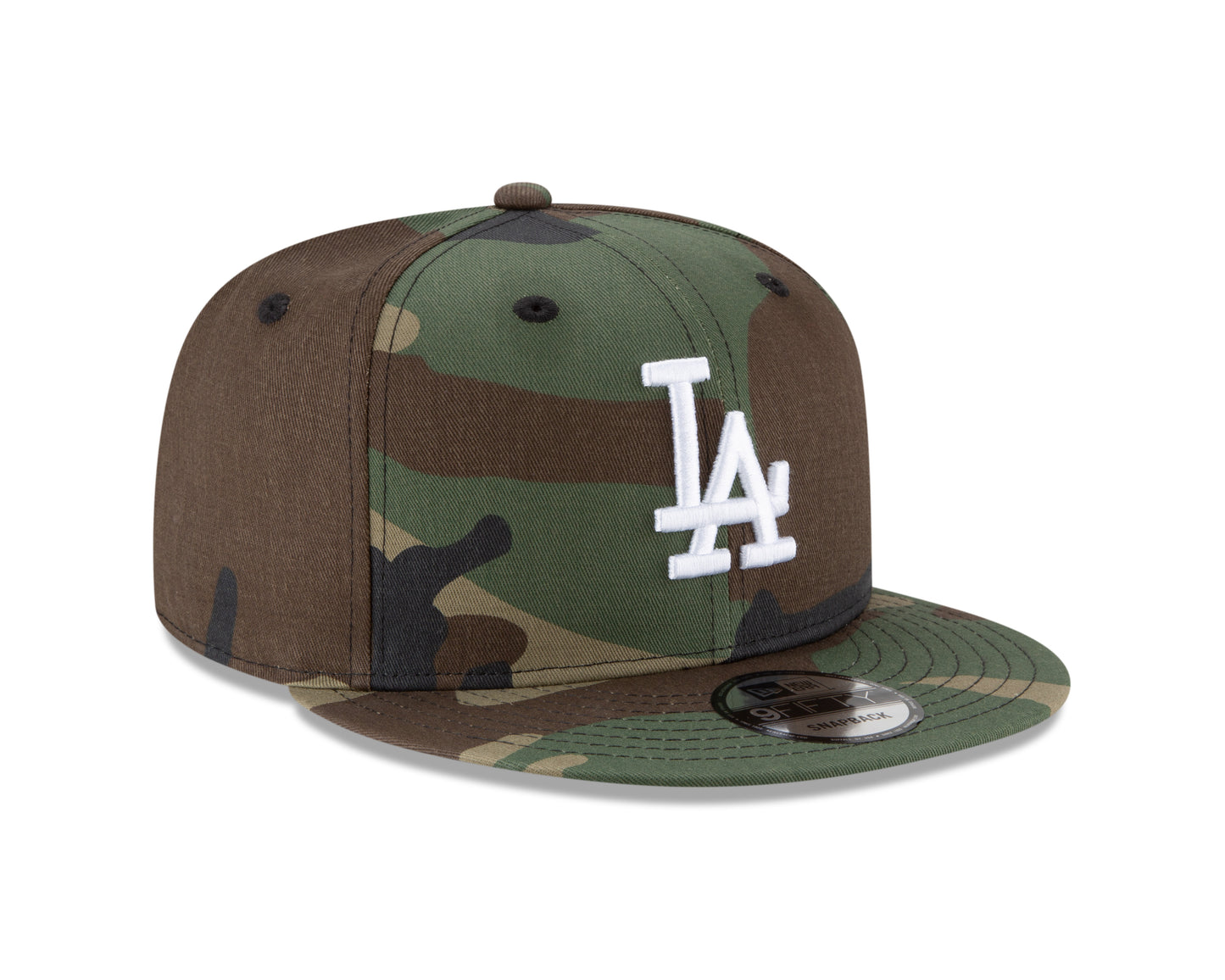Los Angeles Dodgers New Era Woodlan Camo 9Fifty Snapback Hat