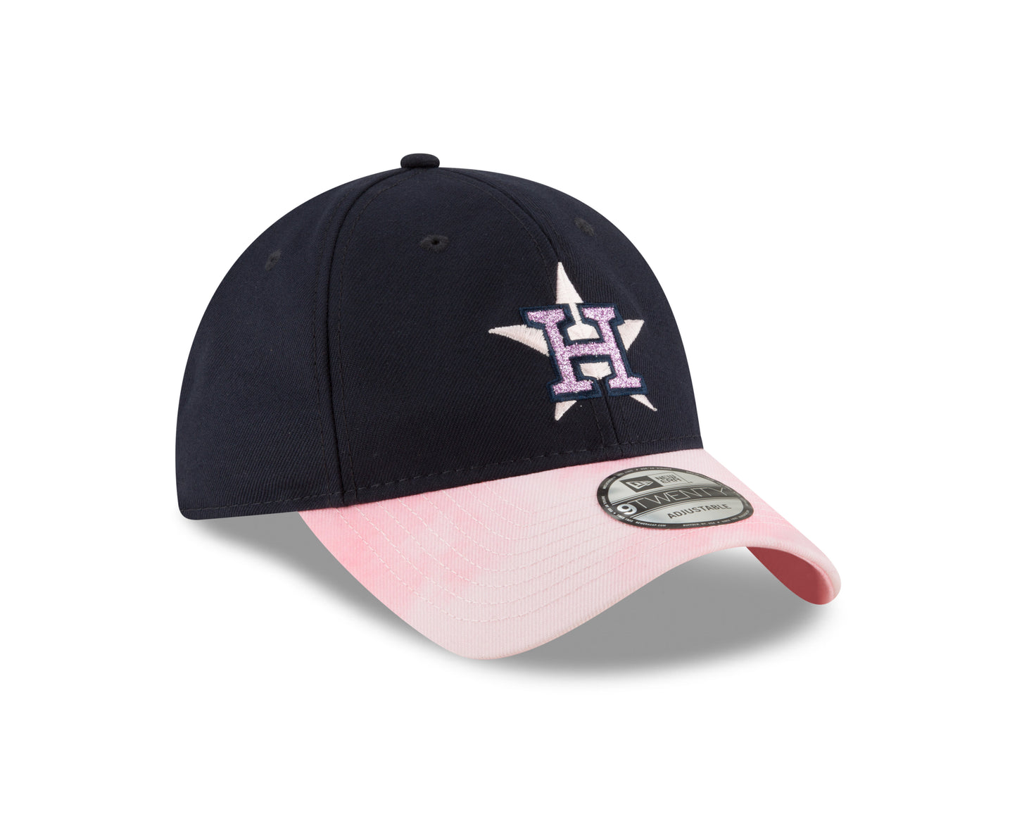 Houston Astros New Era Mother's Day Team Glimmer 9Twenty Adjustable Hat