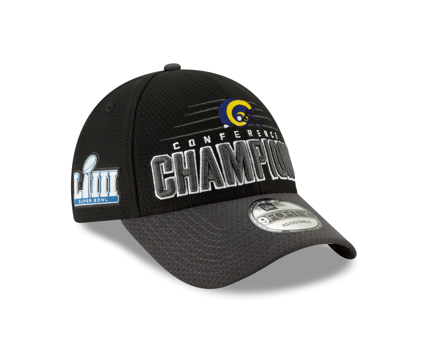 Los Angeles Rams New Era 2018 NFC Conference Champions Locker Room 9FORTY Hat