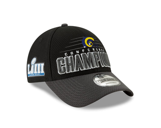 Los Angeles Rams New Era 2018 NFC Conference Champions Locker Room 9FORTY Hat