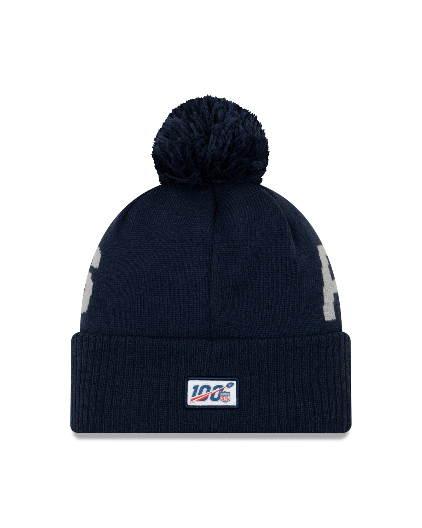 New England Patriots New Era Fleece Lined Sport Knit On-Field Pom Knit Hat