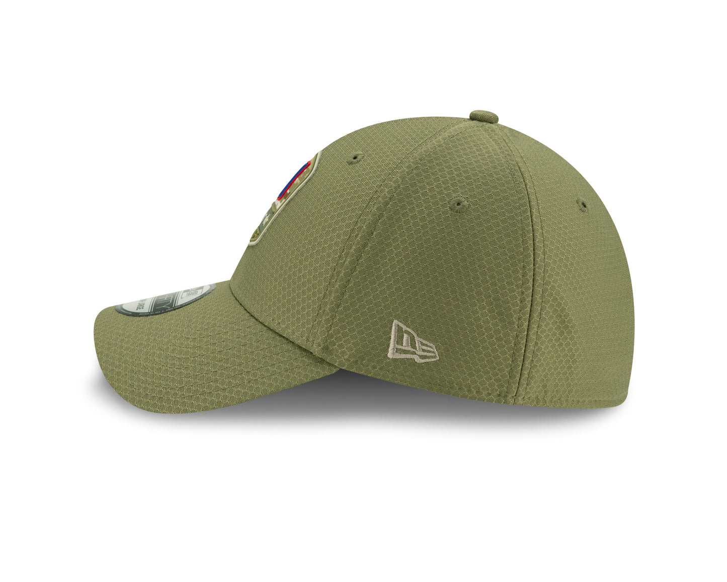 New York Giants New Era 2019 Salute to Service Sideline 39THIRTY Hat Olive