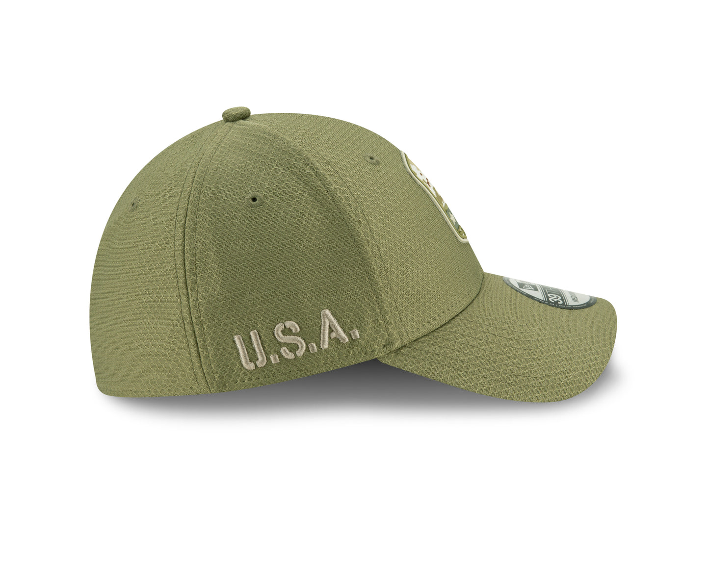 New Orleans Saints New Era Salute to Service 39THIRTY Flex Hat - Olive