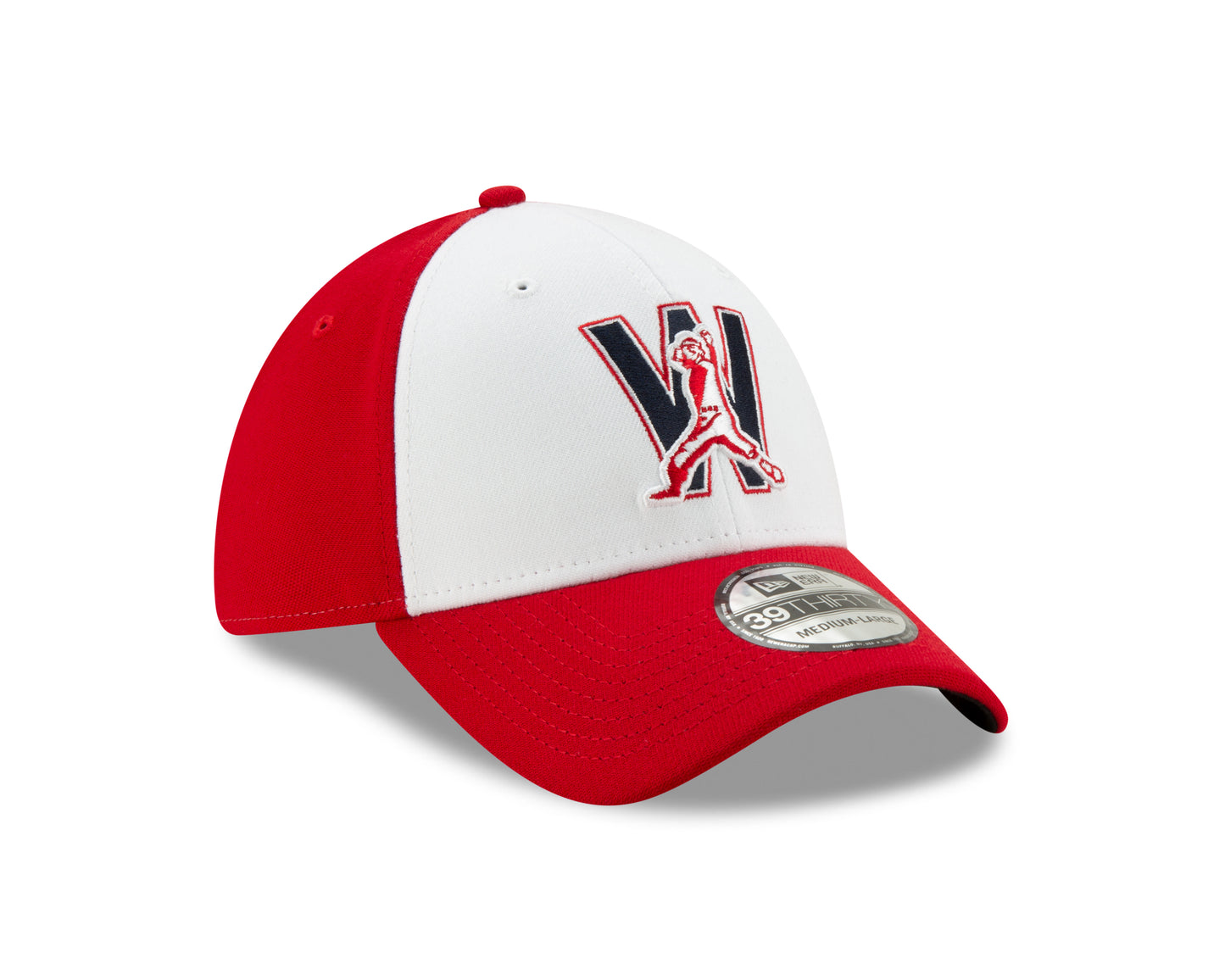 Washington Nationals Red/White Alt.4 New Era Team Classic 39THIRTY Flex Hat