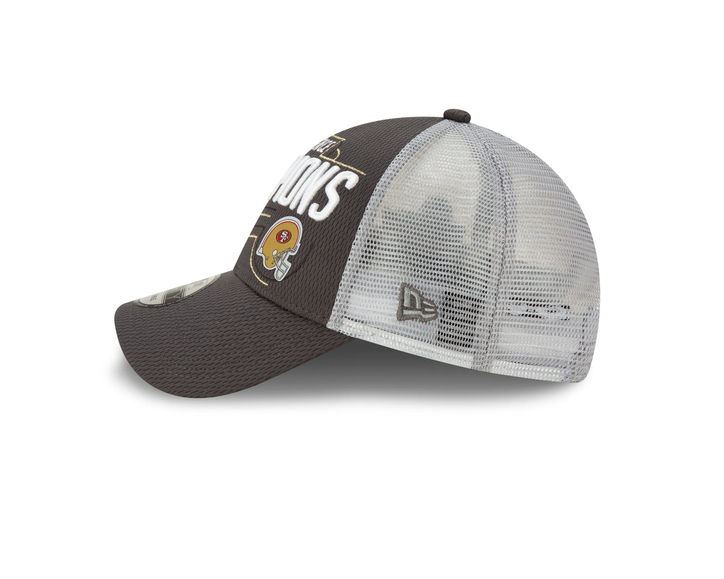 San Francisco 49ers New Era Conference Champions 9FORTY Adjustable Hat - Gray