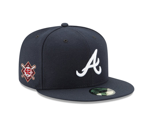 Atlanta Braves New Era Commemorative #42 Jackie Robinson 59fifty Fitted Hat