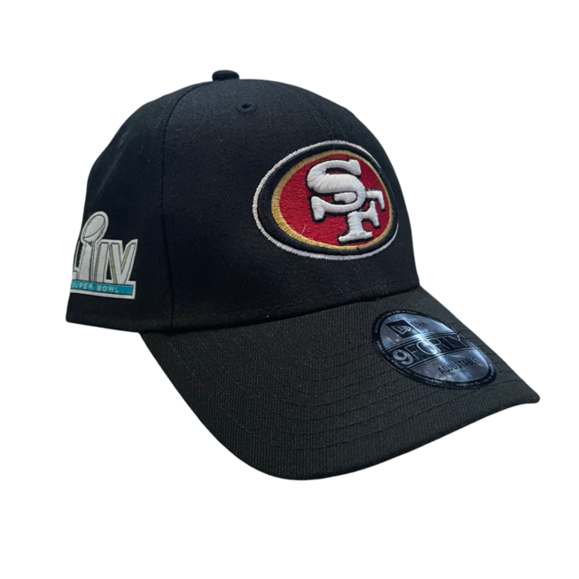 San Francisco 49ers New Era Going To Super Bowl LIV Side Patch 9Forty Adjustable Hat