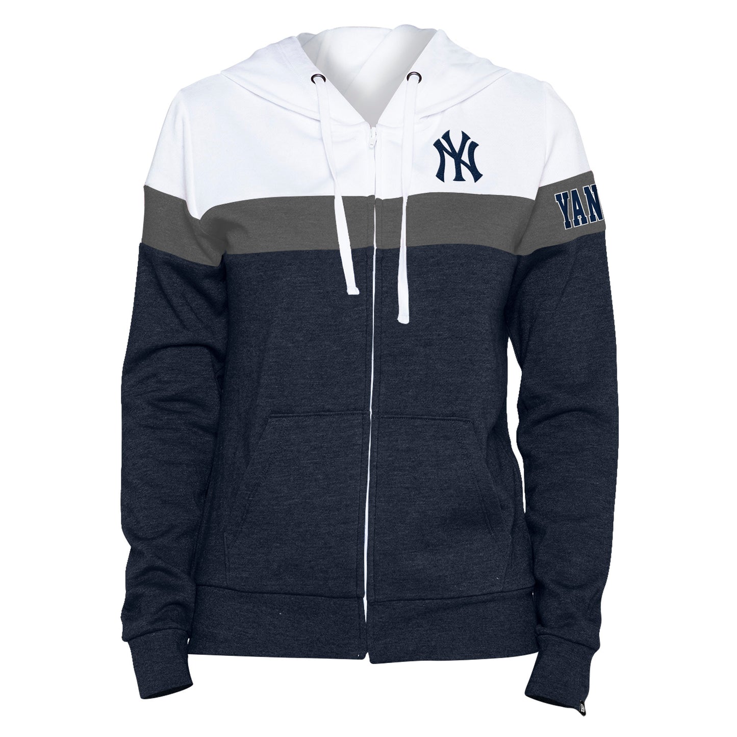 New York Yankees New Era Color Block Women's Hoodie