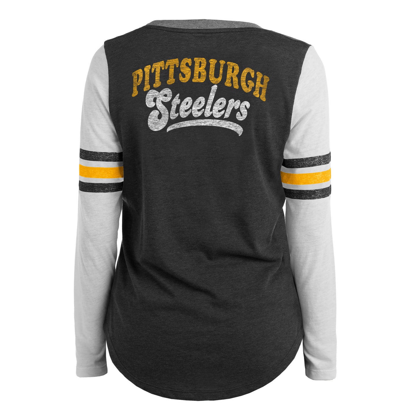 Pittsburgh Steelers New Era Women's Legacy Brushed Long Sleeve Shirt