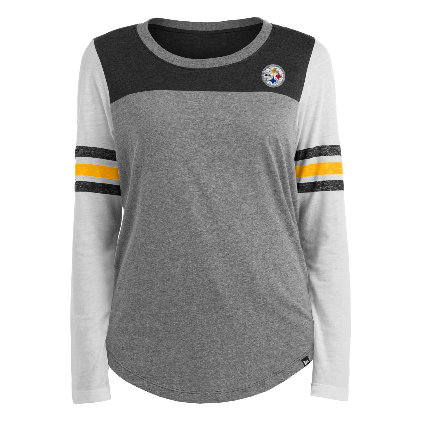 Pittsburgh Steelers New Era Women's Legacy Brushed Long Sleeve Shirt