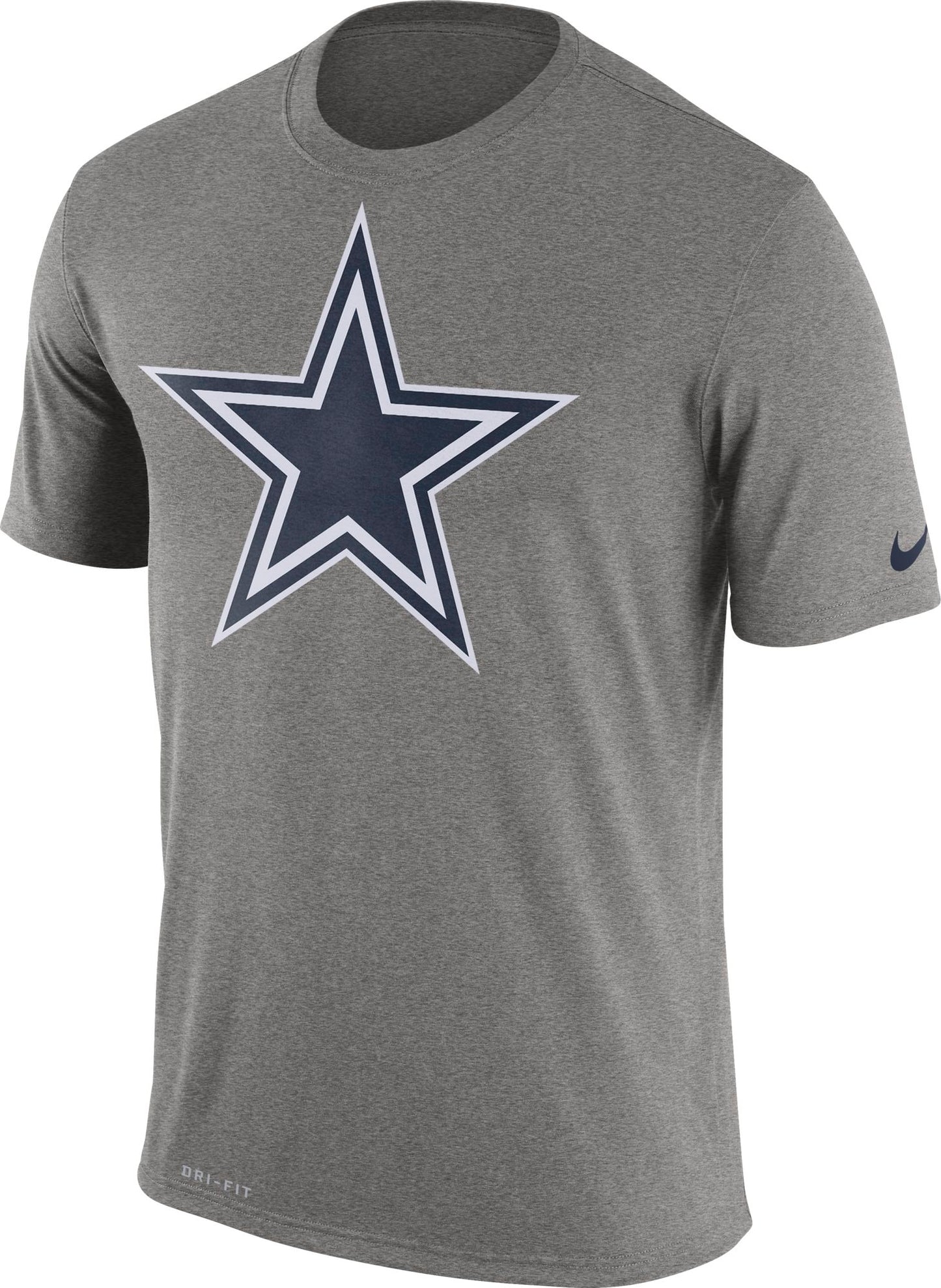 Dallas Cowboys Nike Essental Logo 3 Men's T-shirts- Dark Gray