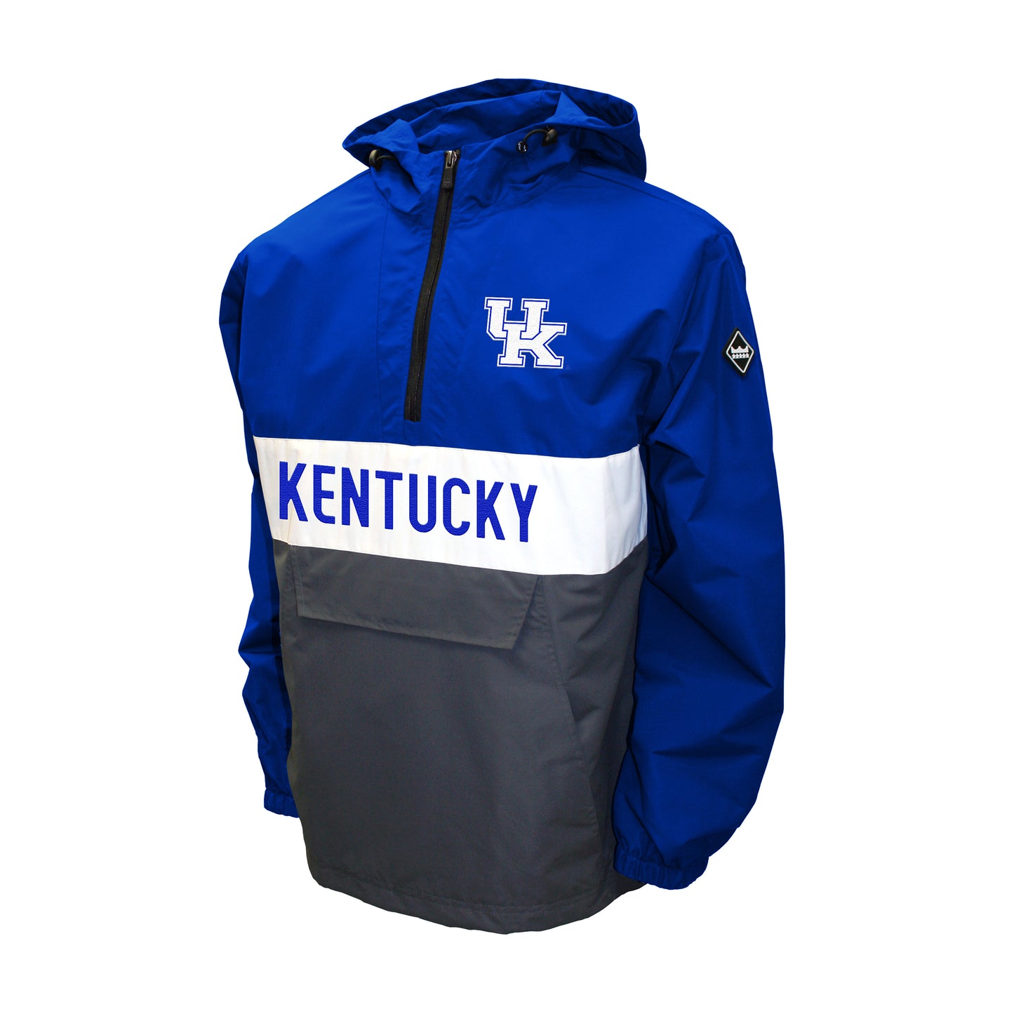 Kentucky Wildcats Franchise Club Alpha Anorak Quarter-Zip Pullover Jacket - Blue