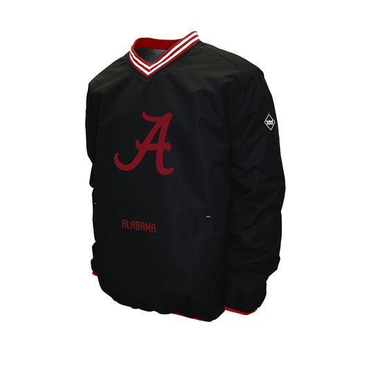 Alabama Crimson Tide Franchise Club Post Game Windbreaker Jacket - Black
