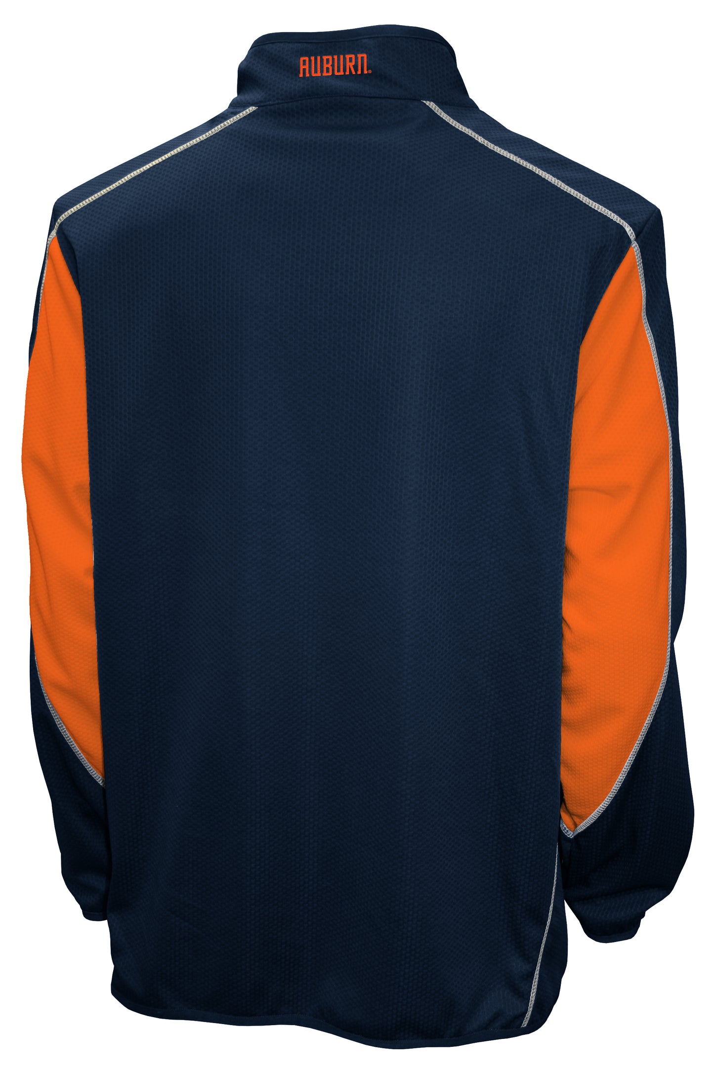Auburn Tigers Franchise Club Flex Thematech Quarter-Zip Pullover Jacket - Navy