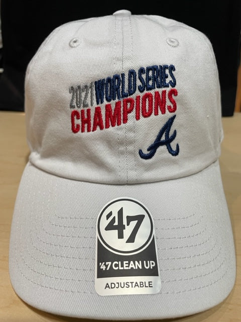 Atlanta Braves 2021 World Series Champions '47 Clean Up Hat