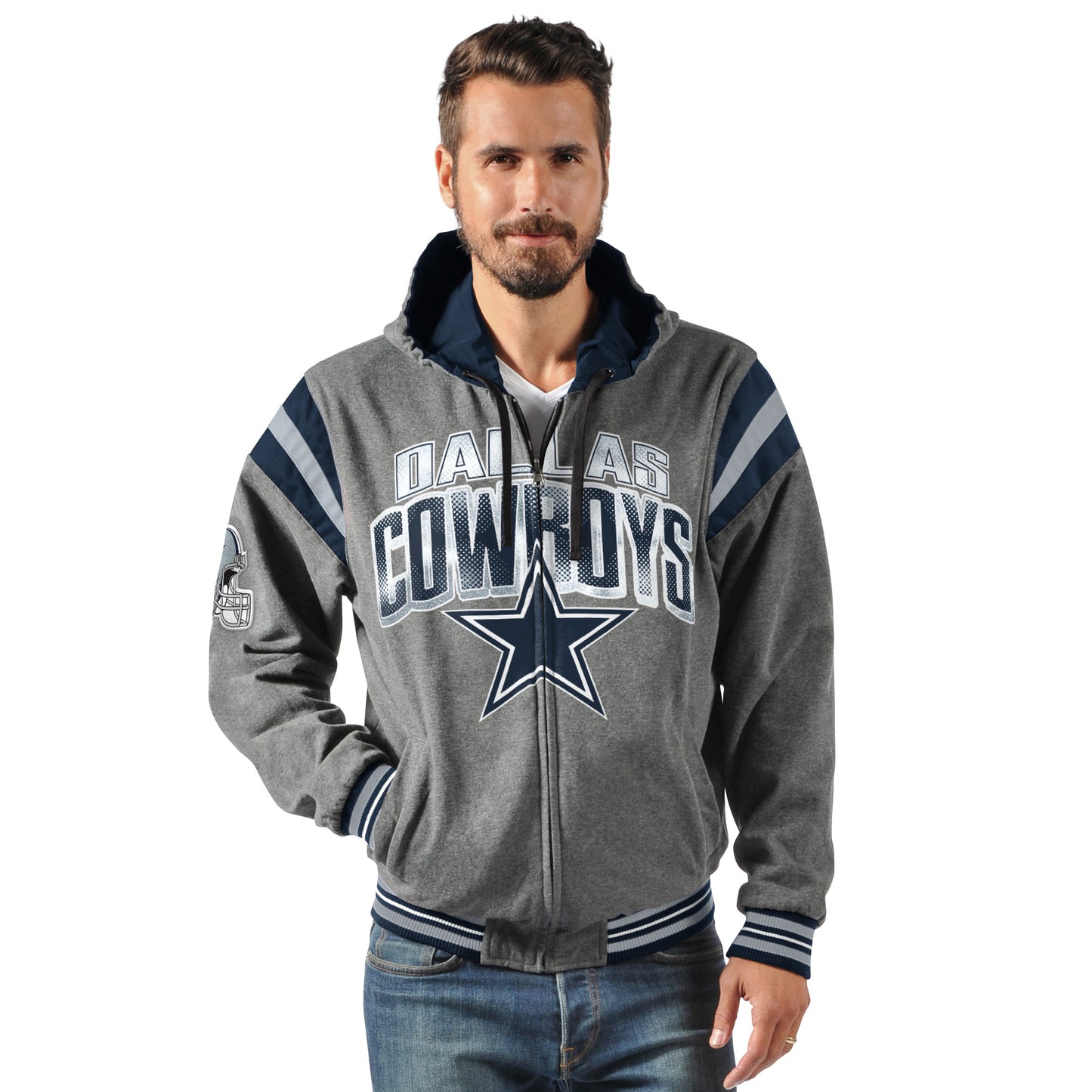 Dallas Cowboys G-III Fast Pace Reversible Jacket