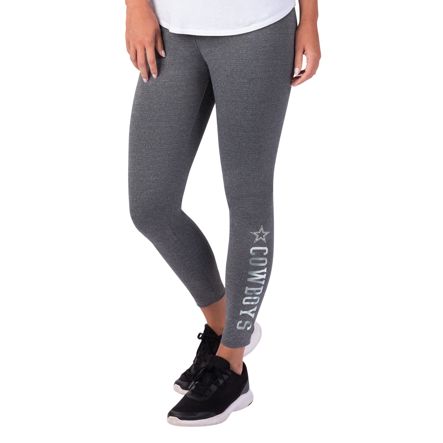 Dallas Cowboys Play Action Women's Leggings- Gray