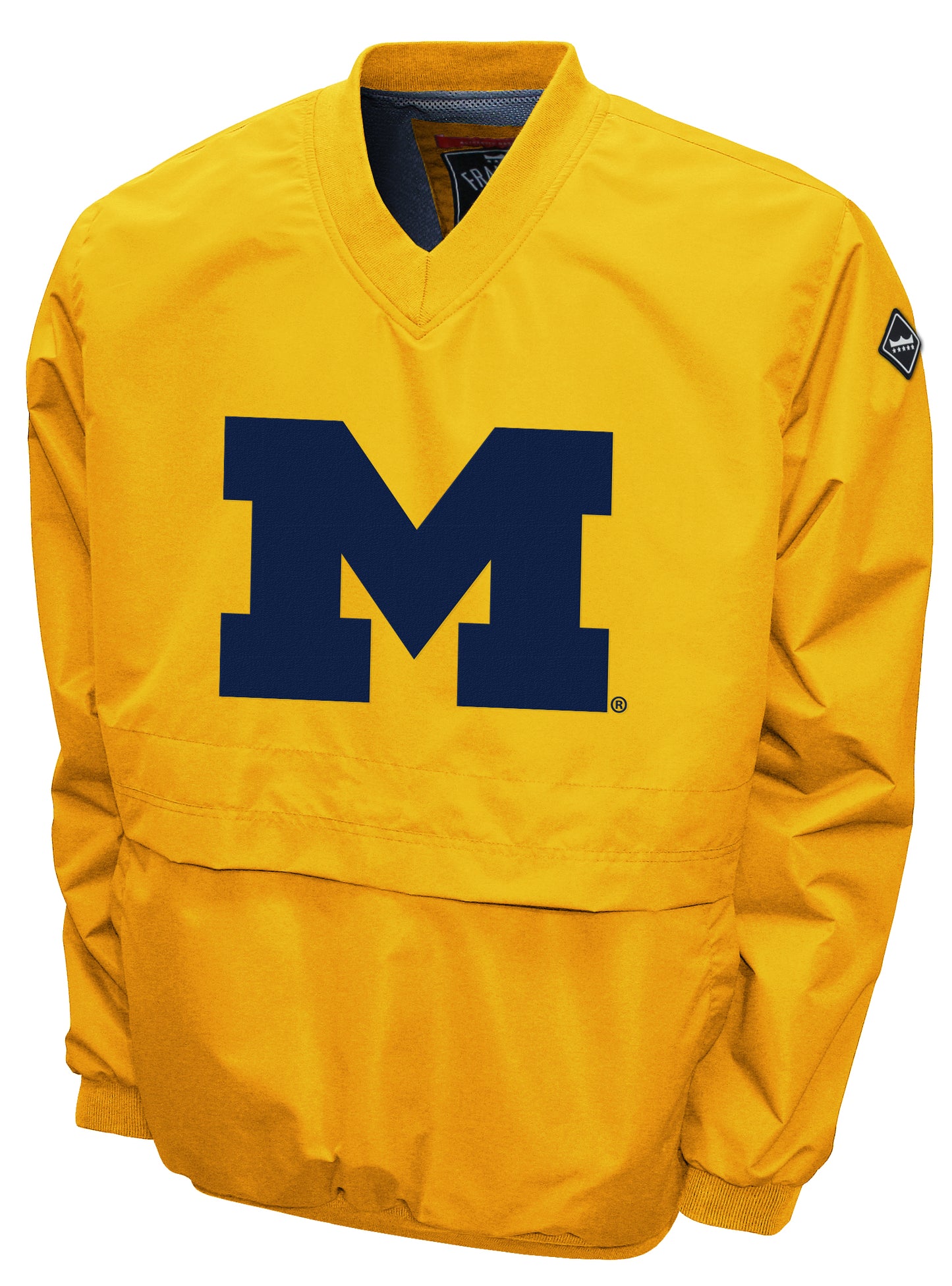 Michigan Wolverines Franchise Club Big Logo Windshell Jacket - Yellow
