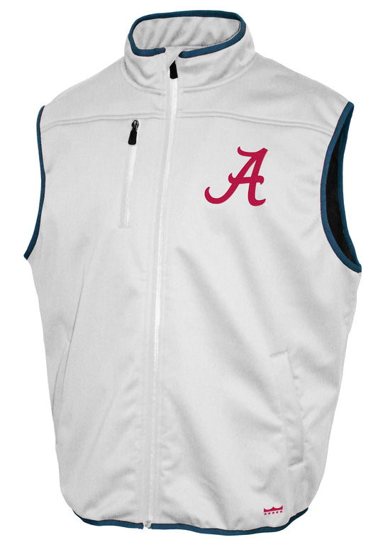 Alabama Crimson Tide Franchise Club Softshell Vest - White