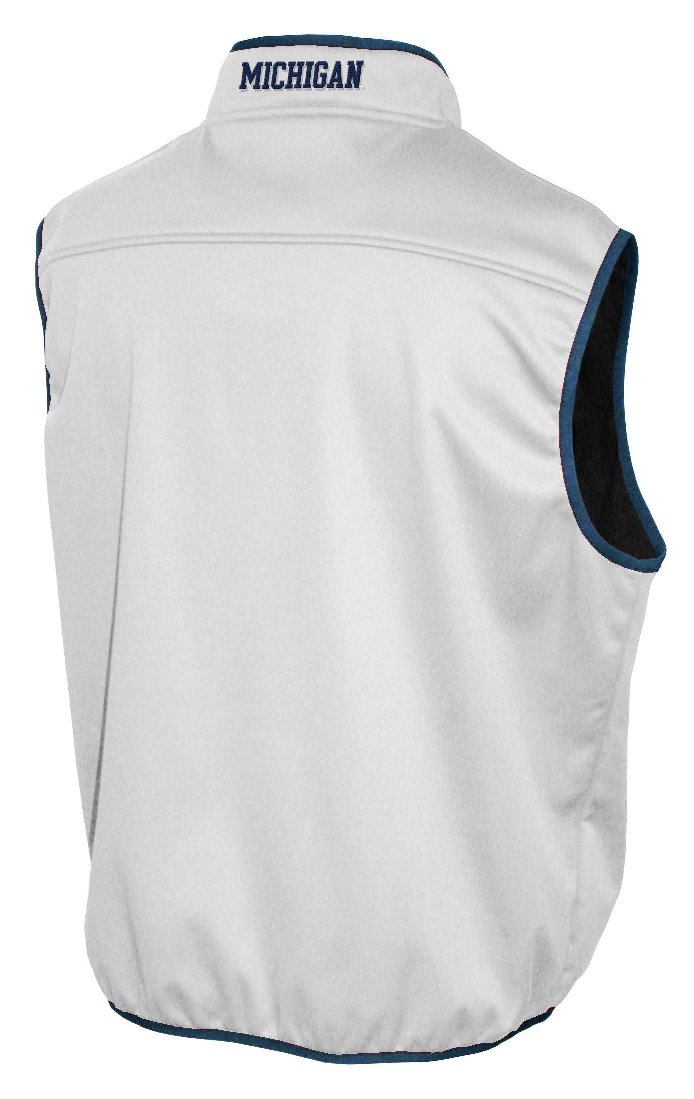 Michigan Wolverines Franchise Club Softshell Vest - White