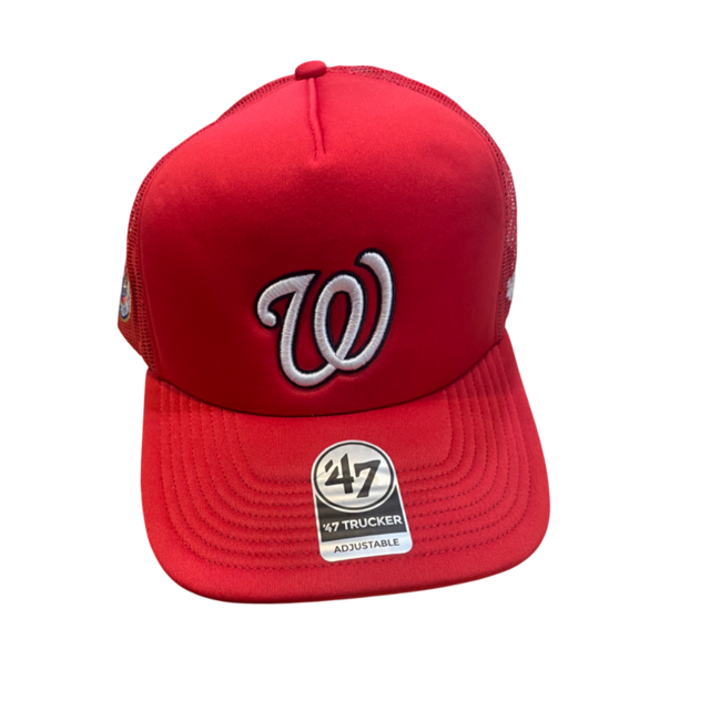 Washington Nationals '47 Brand Foam Front Trucker Mesh