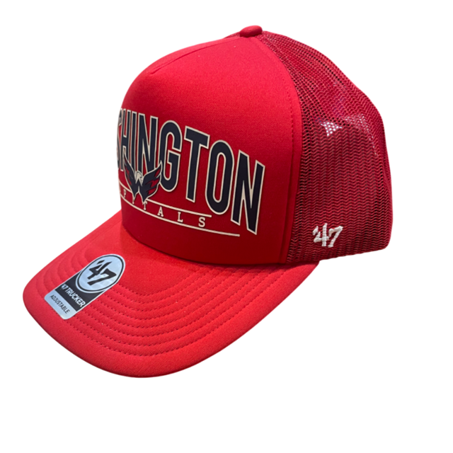 Washington Capitals Backhaul '47 Brand Foam Front Trucker Mesh