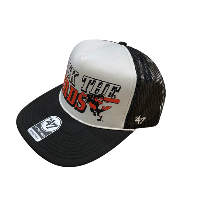 Baltimore Orioles '47 Brand Back The Birds Foam Front Trucker Mesh