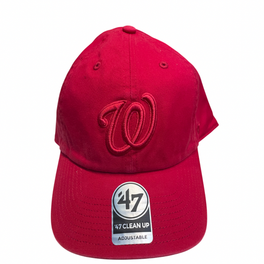 Washington Nationals '47 Brand Clean Up Tonal Red Hat