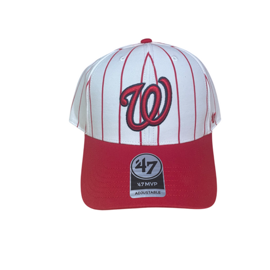 Washington Nationals '47  Pinstripe MVP Adjustable  Hat