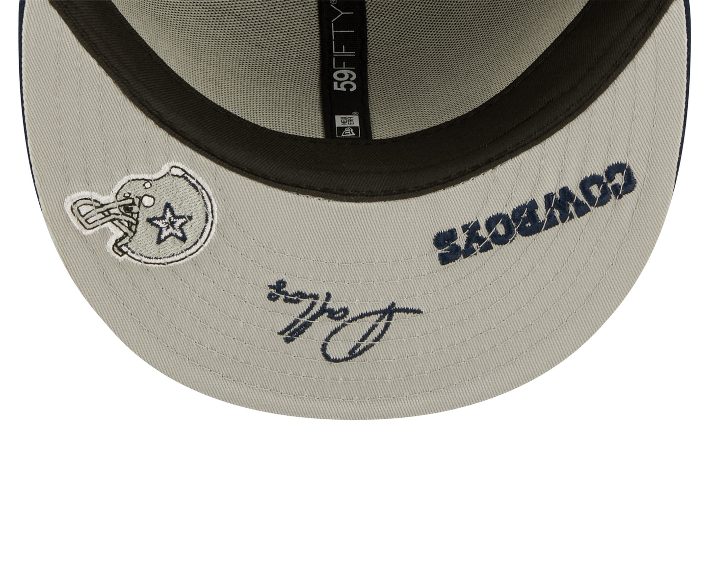 Dallas Cowboys Navy New Era Identity 59FIFTY Fitted Hat