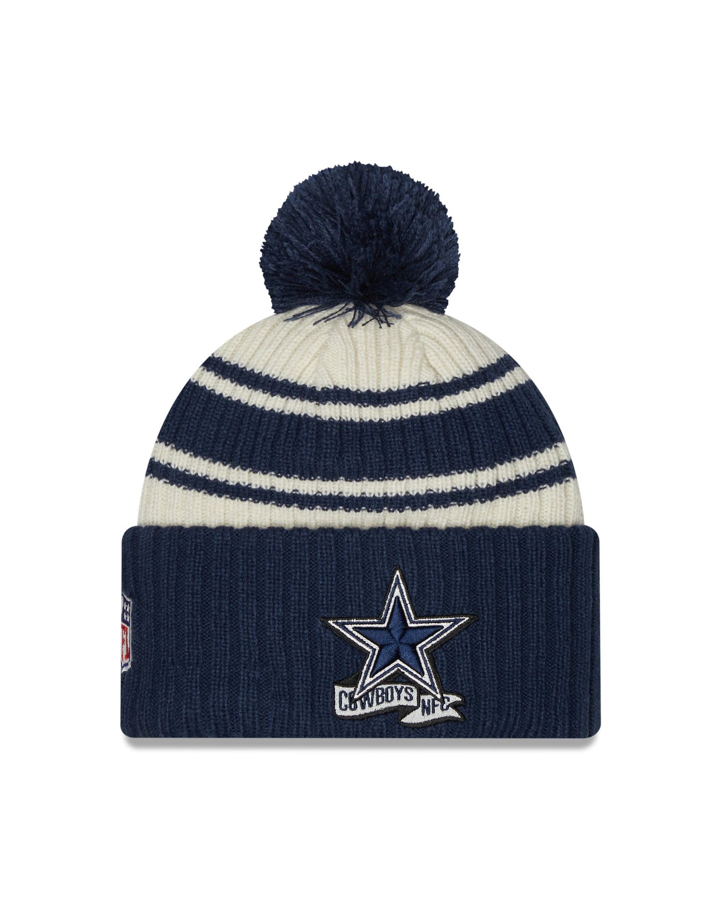 Dallas Cowboys New Era Sideline Sport Knit Hat- Blue/White