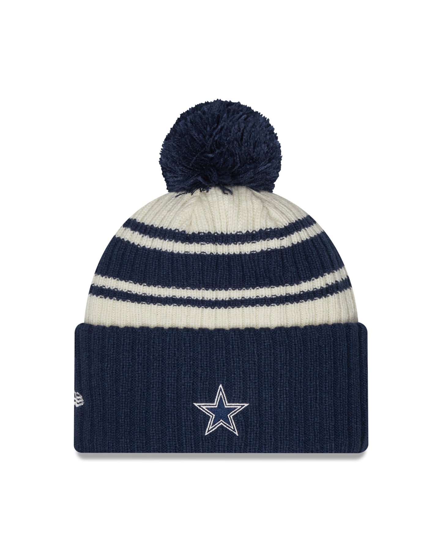 Dallas Cowboys New Era Sideline Sport Knit Hat- Blue/White