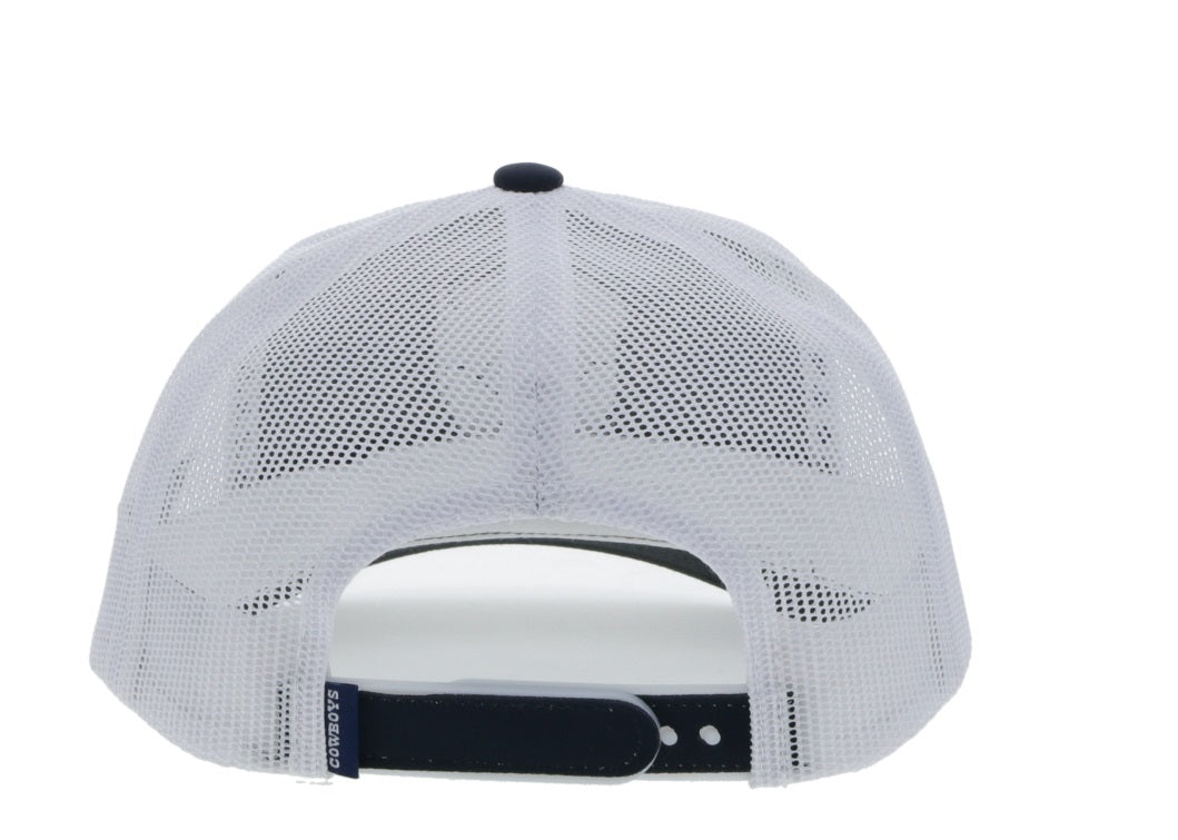 Dallas Cowboys Hooey NFL Star Trucker Mesh Snapback Hat - Navy