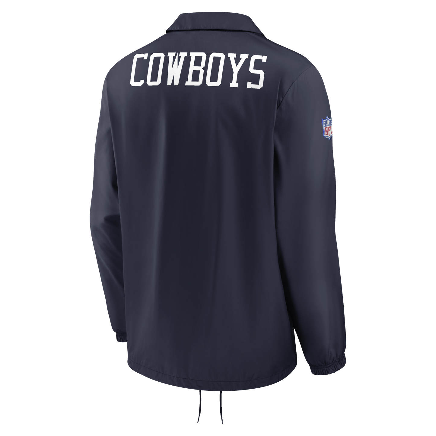 Dallas Cowboys Sideline Coaches Repel Full Snap Jacket - Navy