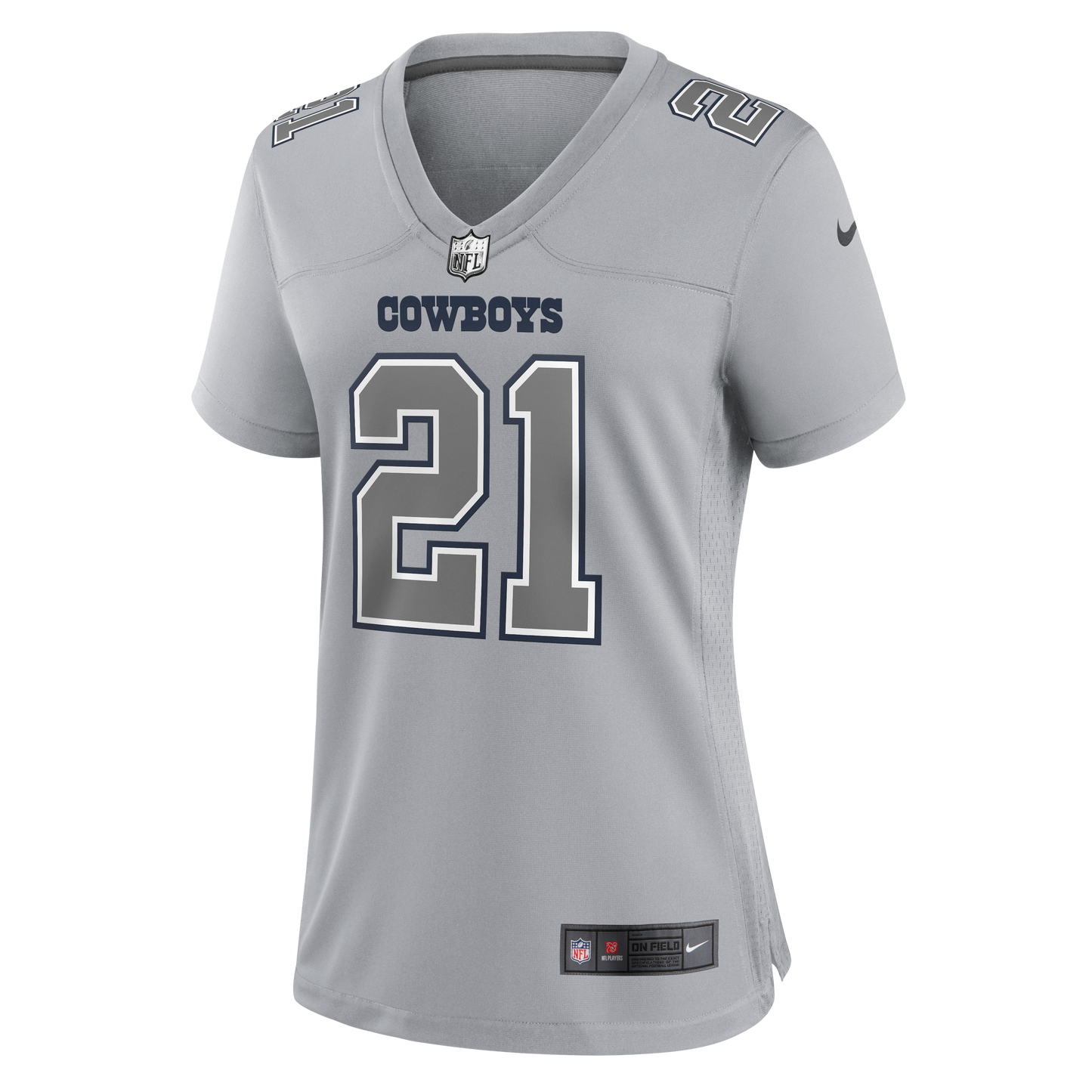 Dallas Cowboys Nike #21 Ezekiel Elliott Women's Game Jersey -Atmosphere