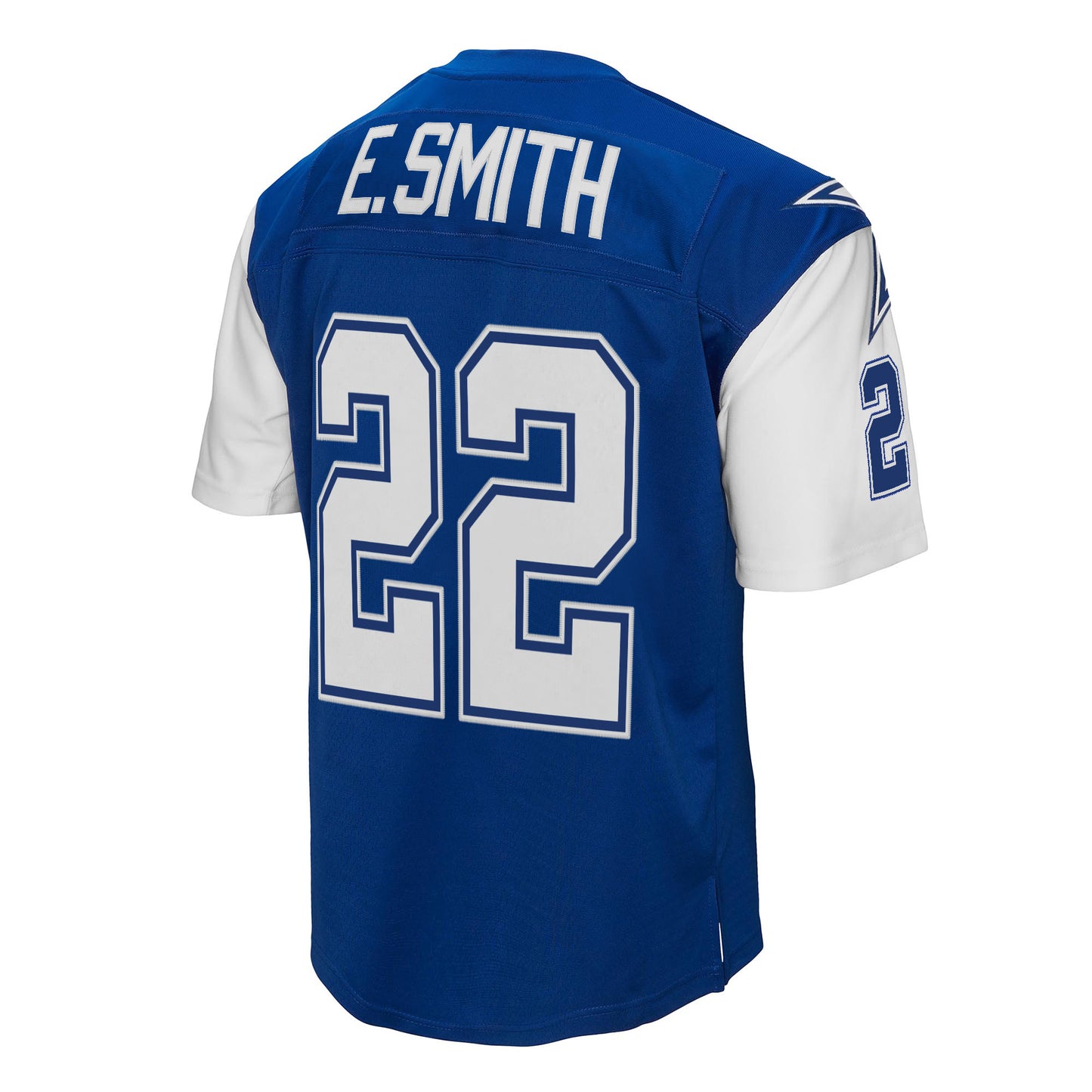Dallas Cowboys #22 Emmitt Smith Mitchell & Ness Legacy Mens Jersey - Royal Blue /White