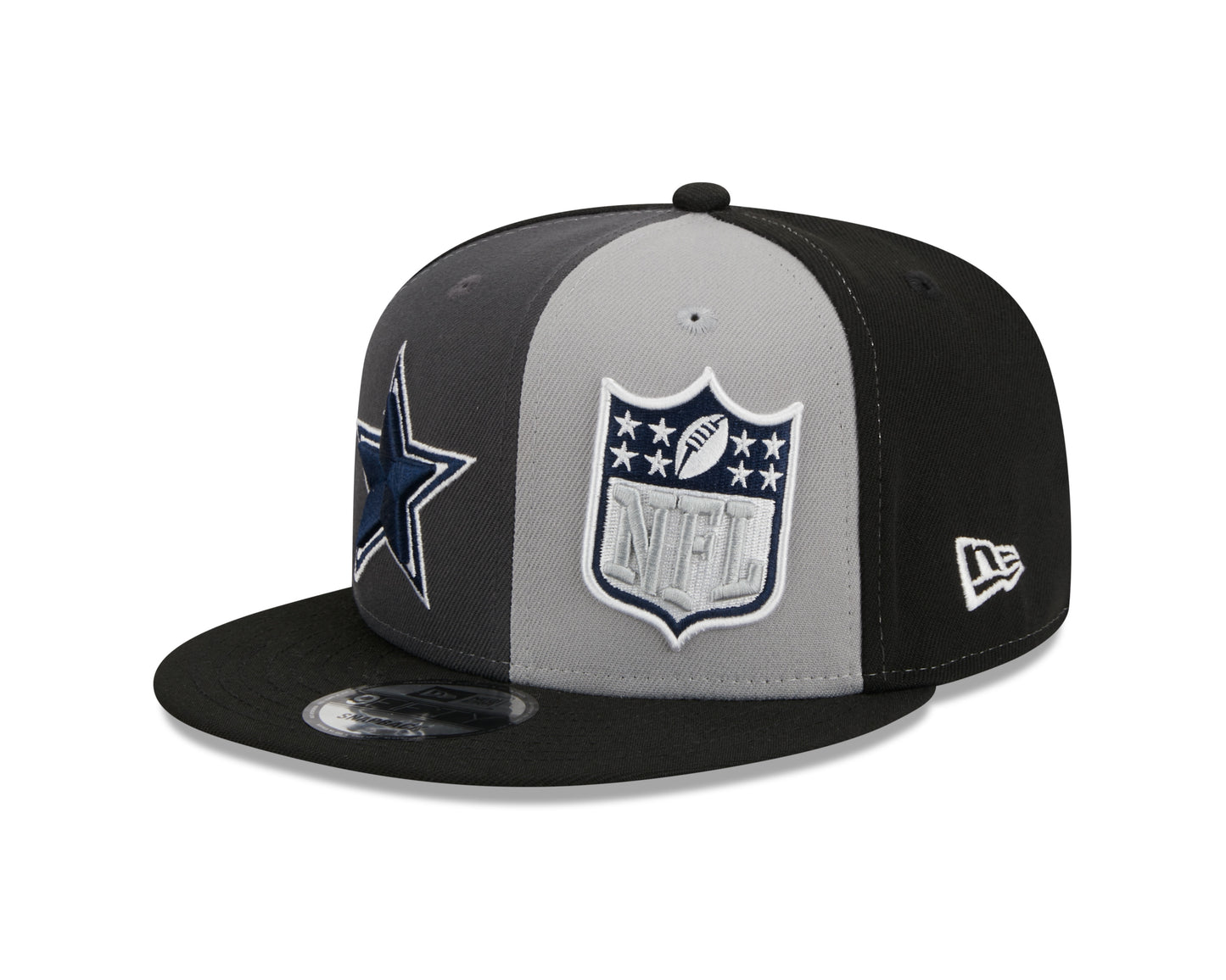 Dallas Cowboys New Era 2023 Sideline 9Fifty Split Snap Back Hat-Gray